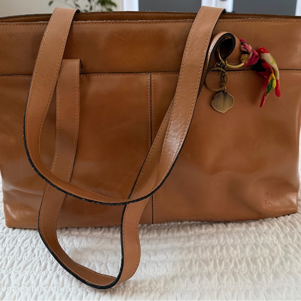 Patricia Nash Maremma  Leather Tote Tan